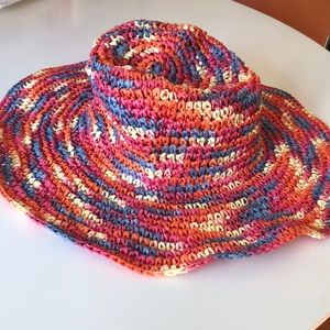 Colorful Groovy Juicy Couture Sunhat